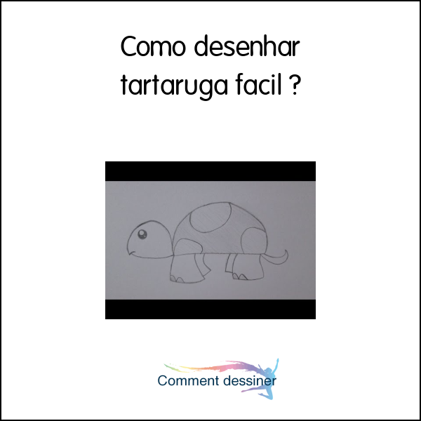 Como desenhar tartaruga facil